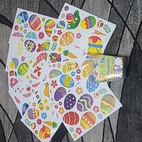 CREATIVE HANDS SPRINTIME FOAM STICKERS 10 SHEETS EASTER STICKERS ๐ฃ BUNDL - Picture 1 of 10